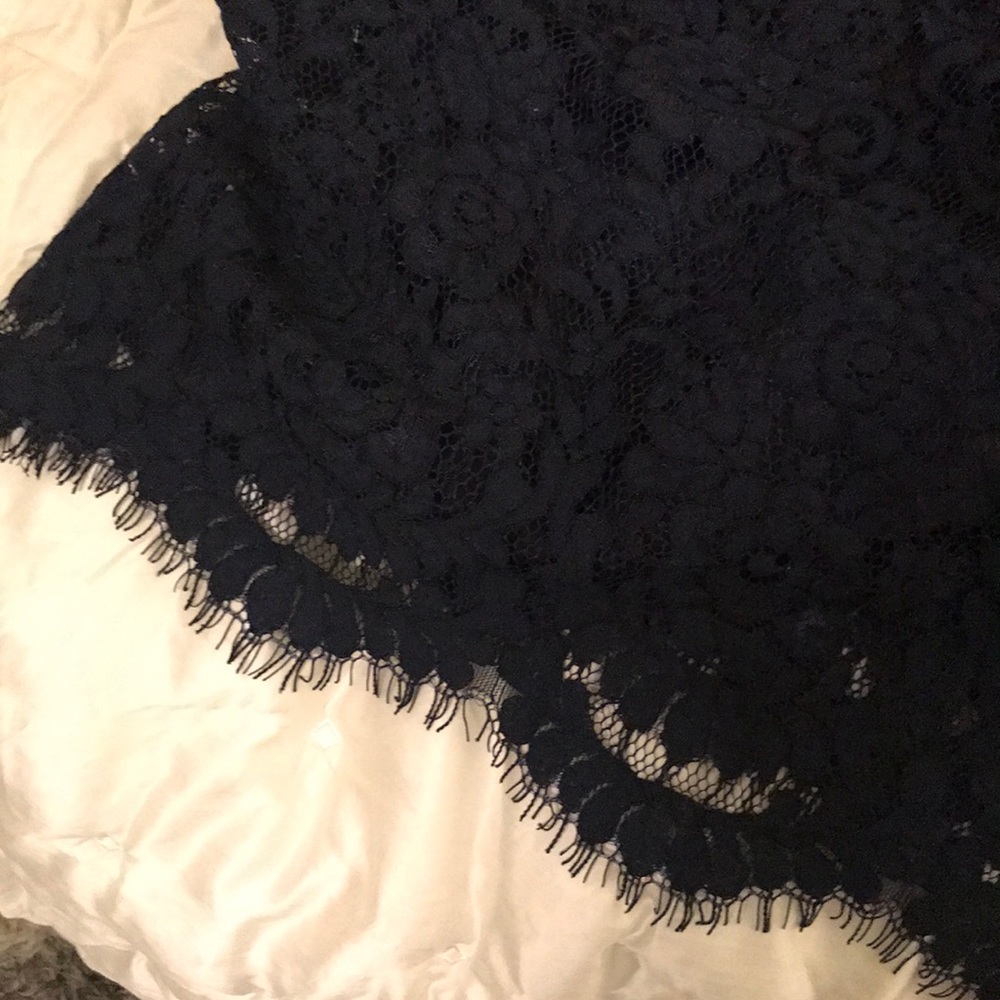 navy lace dress!